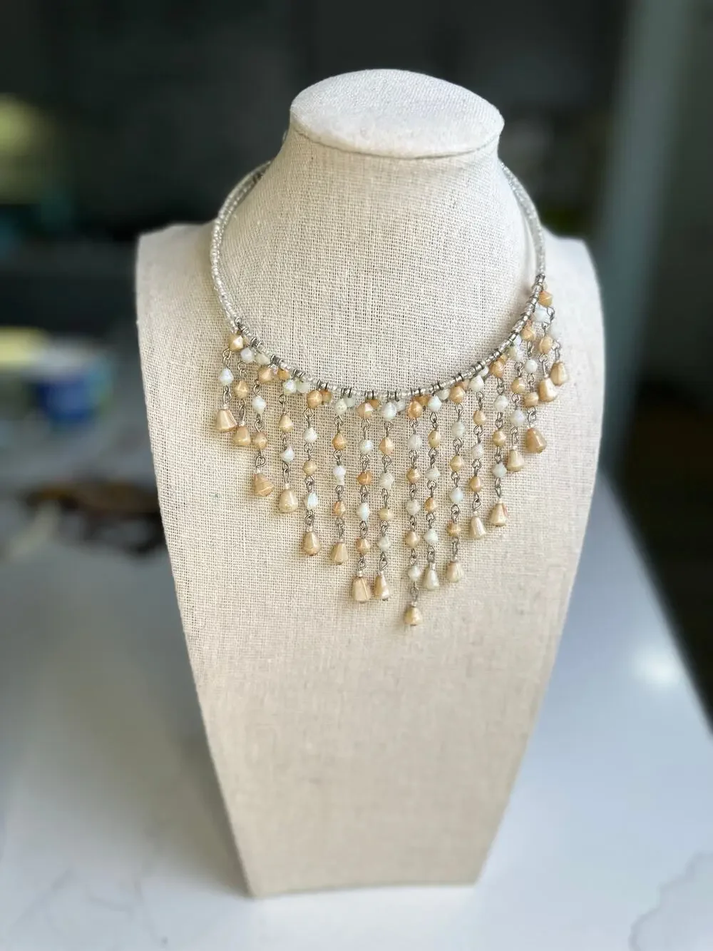 Beaded Icicle Necklace